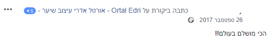 המלצות עיצוב שיער אורטל אדרי