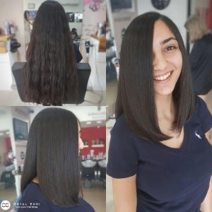 החלקת שיער ותספורת בעפולה מספרת אורטל אדרי
